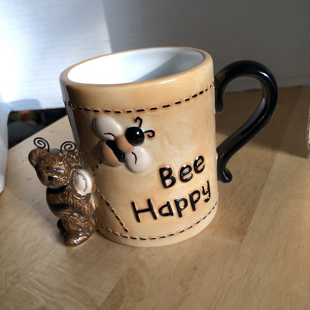 Boyd's Collection Bee Happy Mug Whimsical Mug